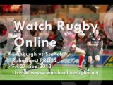 Watch Edinburgh vs Scarlets Live Rugby On 27 Sep 2013