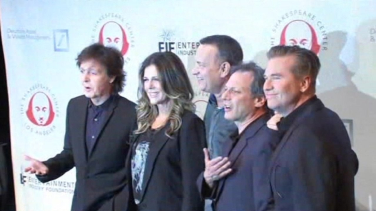 McCartney and Hanks hit stage for Shakespeare benefit