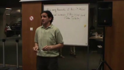 Conférence   Felix Martin Moral"El matrimonio homosexual"  - partie 1/4