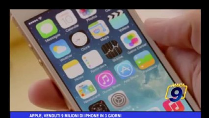 Apple, venduti 9 milioni di Iphone in 3 giorni