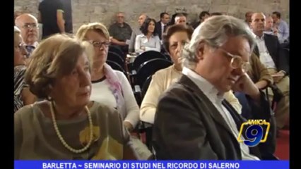 Barletta | Seminario di studi nel ricordo di Salerno