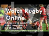 Edinburgh vs Scarlets Live Stream