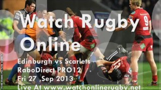 Edinburgh vs Scarlets Live Stream