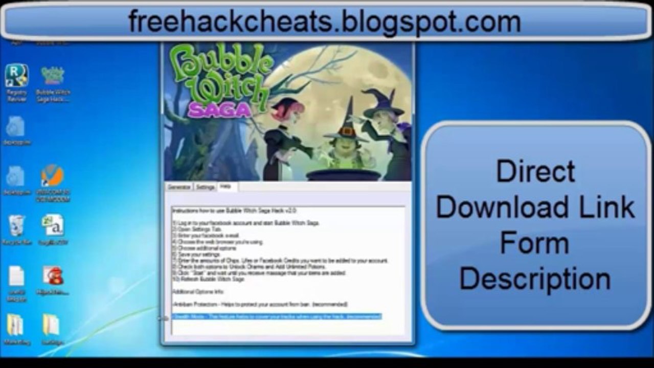Bubble Witch Saga Cheat Tool 2013
