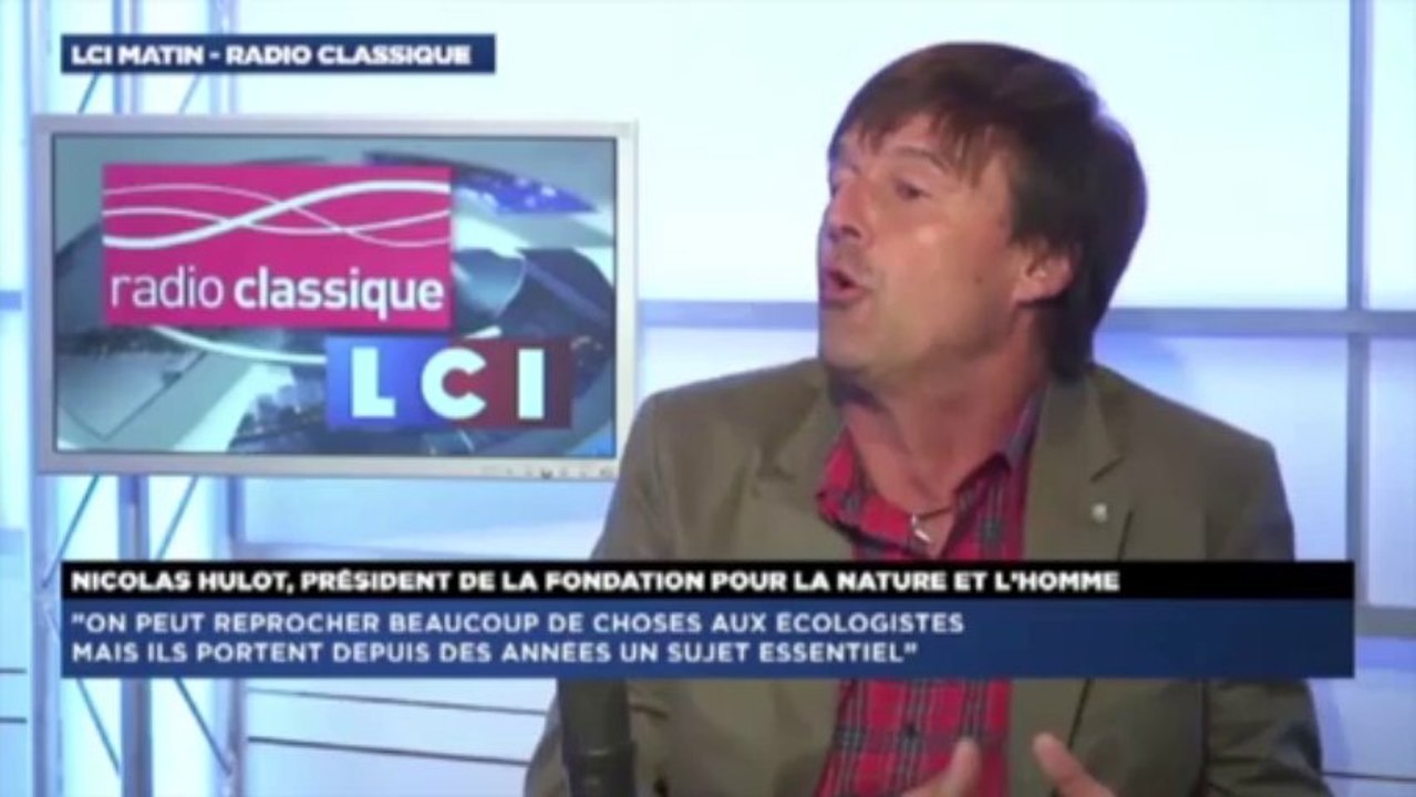 Nicolas Hulot : "Avec EELV, c'est une greffe qui n'a pas pris"