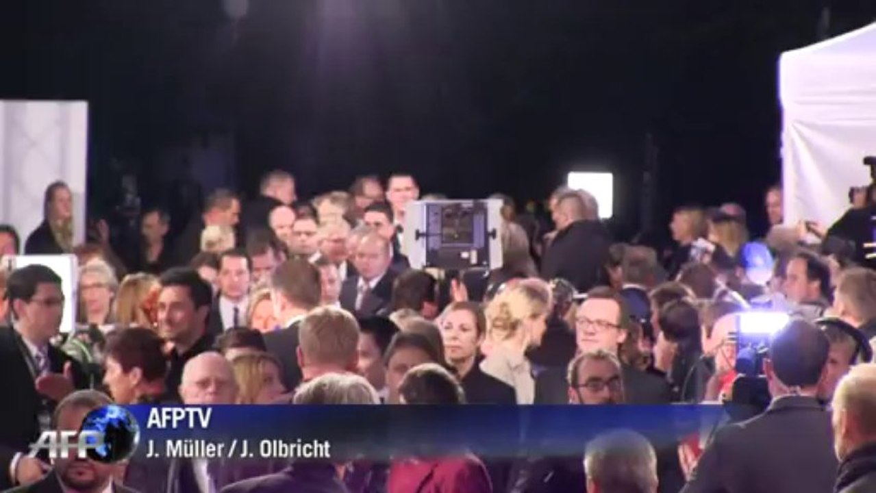 Stars auf dem roten Teppich bei 'Goldener Henne'