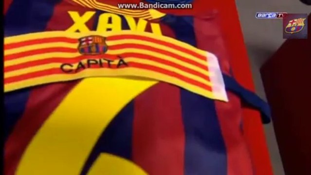 Este es el aspecto que presentaba este martes el vestuario local del Camp Nou minutos antes del partido contra la Real Sociedad