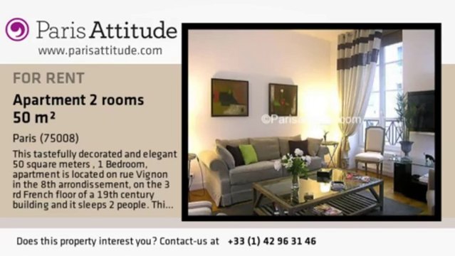 1 Bedroom Apartment for rent - Madeleine, Paris - Ref. 6234