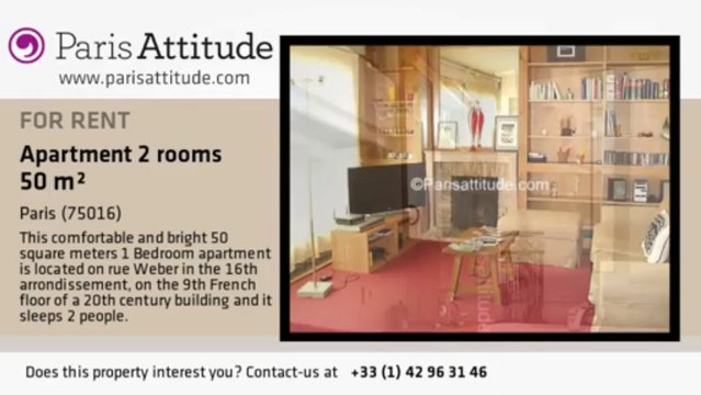 1 Bedroom Apartment for rent - Porte Maillot/Palais des Congrès, Paris - Ref. 2386