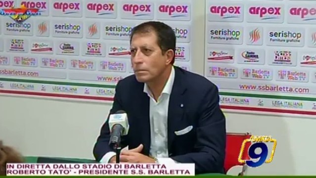 Barletta - Salernitana 0-2 | Roberto Tato' - Presidente Barletta - Conf. Stampa Postpartita