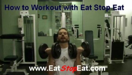 How to workout on Eat Stop Eat - Shoulder Exercises.mpg