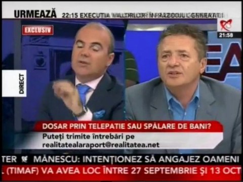 2/2 - SORIN PANTIŞ explica implicarea sa in dosarul privatizarii ICA, la Realitatea la Raport