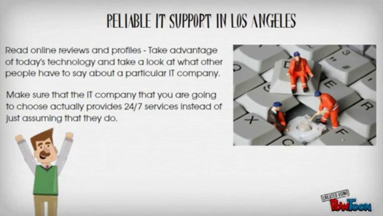 A Los Angeles IT Support Company Discuss About Outsourcing IT Services