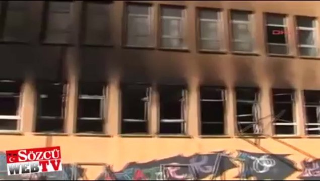 Burnumuzun dibindeki okulu da yaktılar