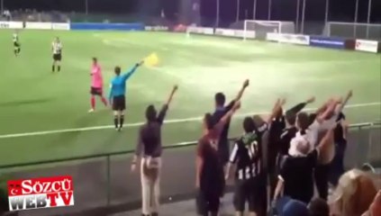 Hakemi taklit ettiler