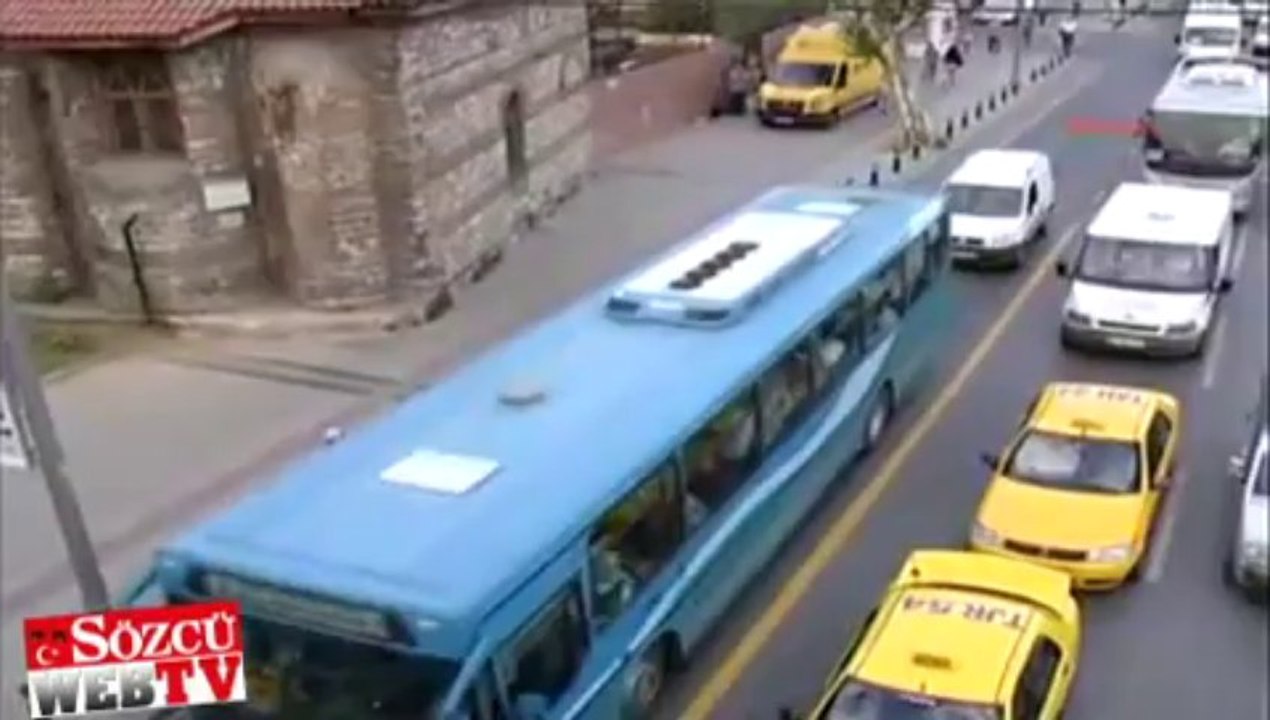 Otobüs yolu hizmete girdi