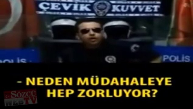 Biber gazı sıkmaktan isyan ettiler!