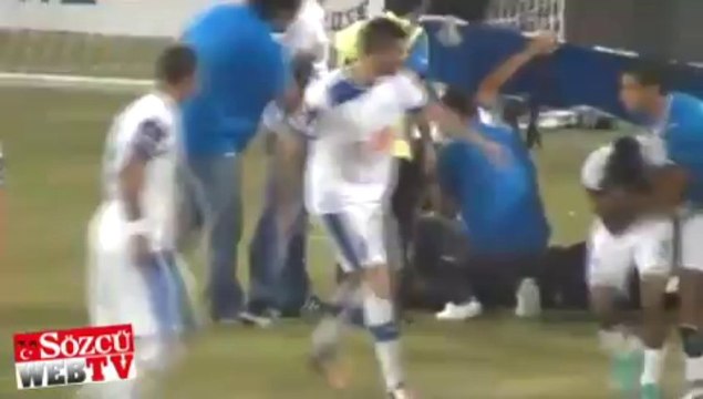 Sakatlanan oyuncuya havai fişek!