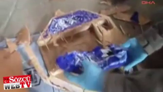 105 kilo esrar ve 3 kilo afyon ele geçirildi