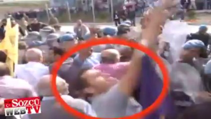 Askerimizin kaskını böyle fırlattılar