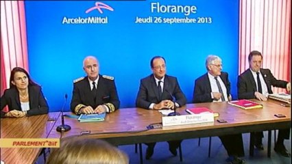 Florange : Hollande promet une plateforme publique de recherche pour la sidérurgie lorraine