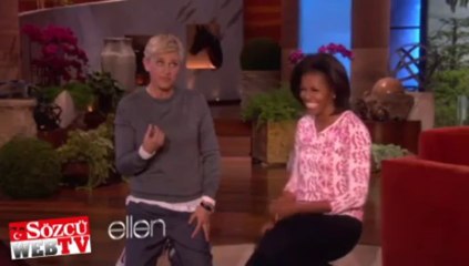 Michelle Obama’dan şınav şov