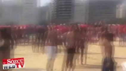 Kurtarma helikopteri denize böyle çakıldı