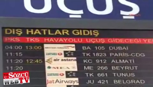 British uçağı acil iniş yaptı