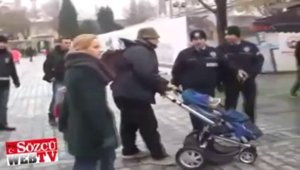 Sultanahmet Camii’nde Erdoğan ablukası