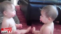 İkizlerin emzik savaşı