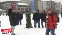 Doğu donuyor! Kars: -26