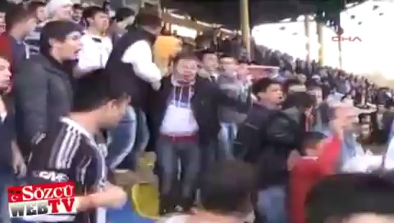 Ordu’da taraftarla polis birbirine girdi
