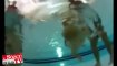 25 metre yüzen ikiz bebekler