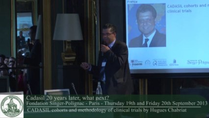 Hugues Chabriat - CADASIL cohorts and methodology of clinical trials