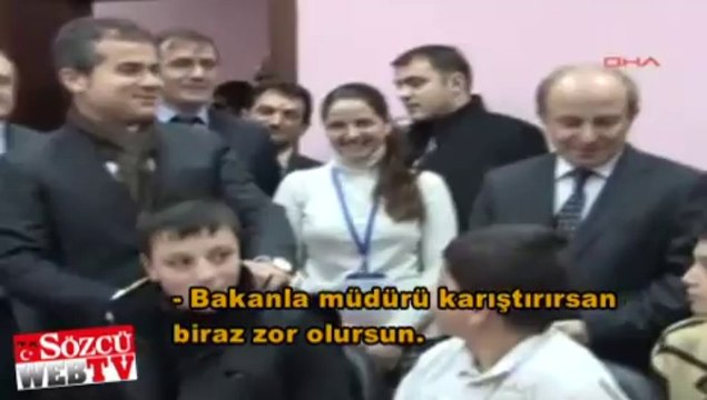 Kendisine müdürüm diyen öğretmeni böyle azarladı