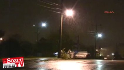 Edirne’den Ankara’ya kar manzaraları