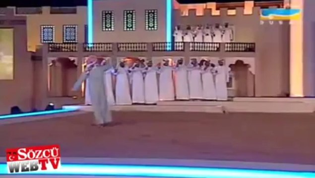 Bu da Dubai’nin yetenek yarışması:Silahla dans