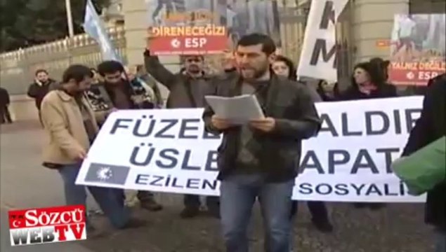 Almanya Başkonsolosluğu’na füze attılar