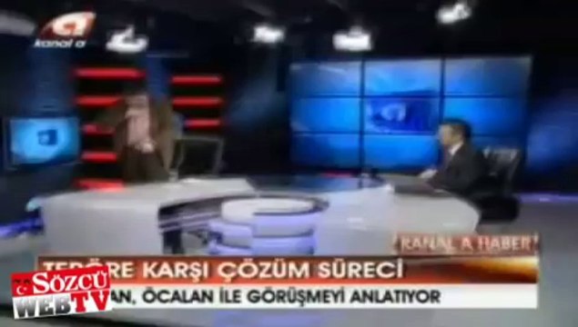 BDP’li Tan’ın stüdyoyu terkettiği anlar