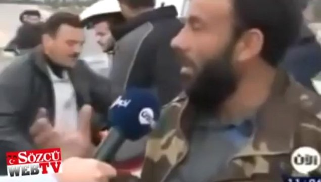 Röportaj sırasında öyle bir şey oldu ki…