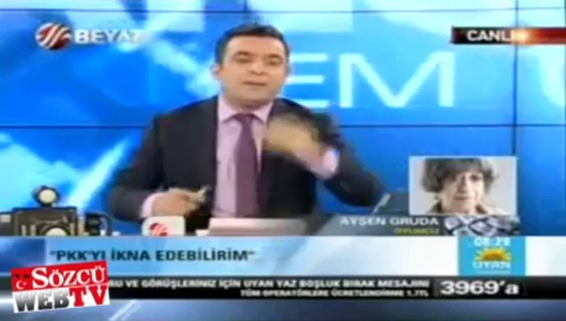 Ayşen Gruda, Beyaz TV’ye verdi veriştirdi