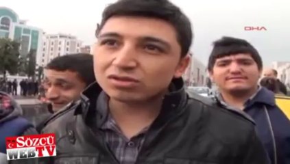 LPG’li araç alev alev yandı