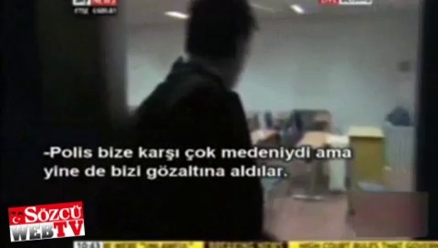 Canlı yayında gözaltına alındı