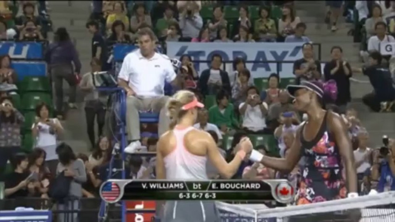 Tokio: Williams mit Aufschlagrekord ins Halbfinale