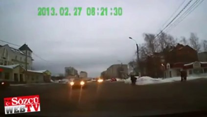 Kestirmeden uçan araba