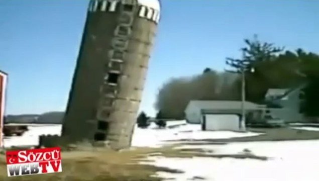 Ayakta yıkılan kule!