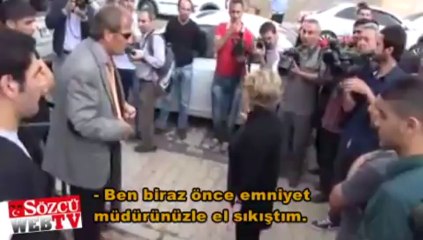 Akile bak akile: Polise tehditler savurdu!