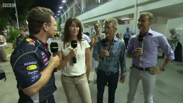 BBC F1: Christian Horner on Mark Webber's car problems (2013 Singapore Grand Prix)