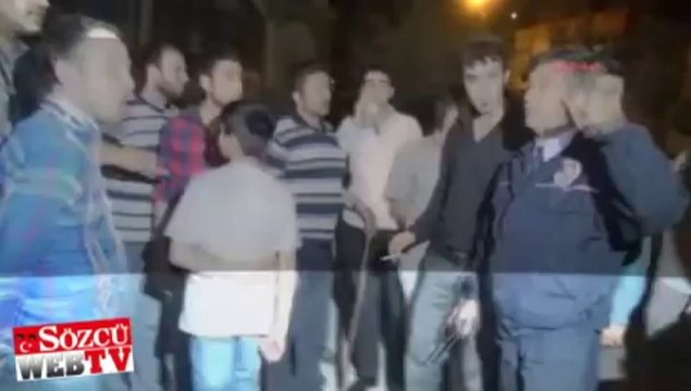 Mahalleli sopalarla nöbet tutuyor!