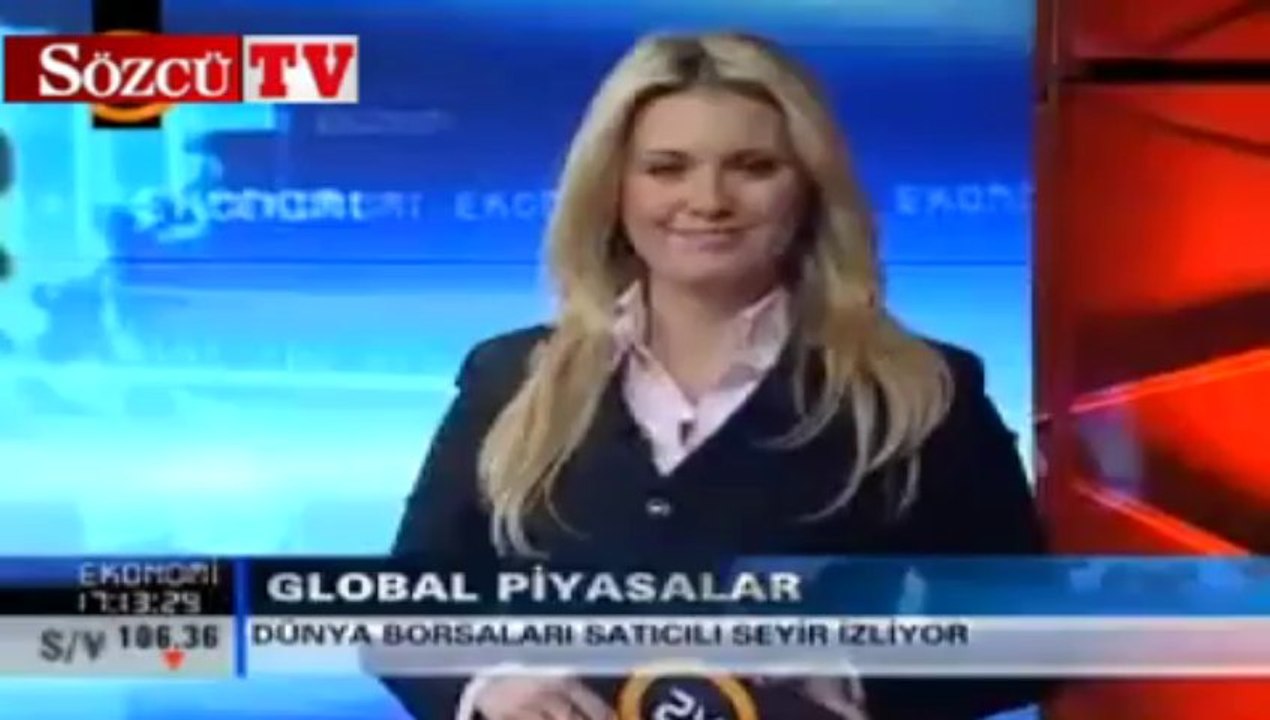 Haber merkezine dönemeyen spiker